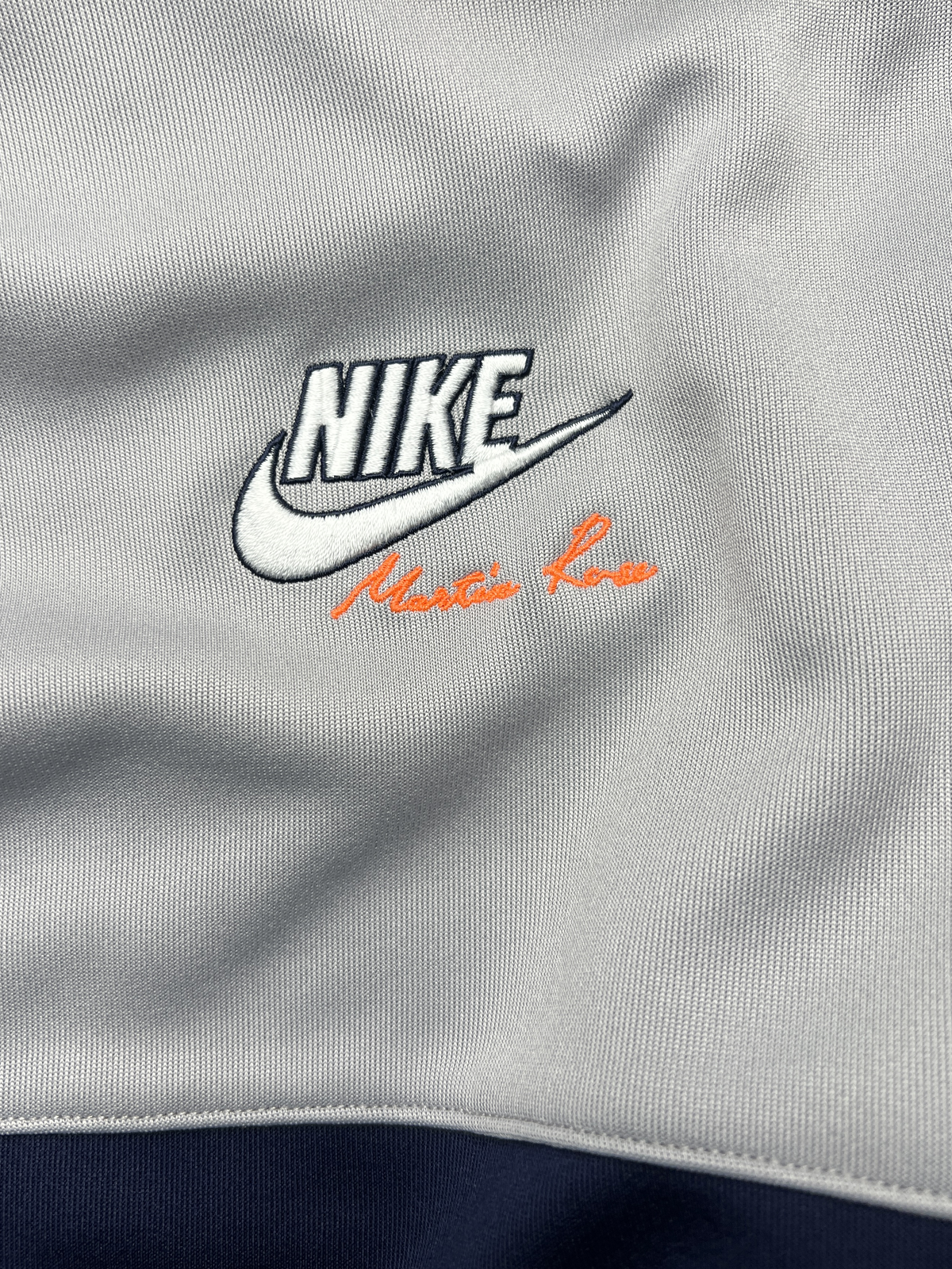 Nike x Martine Rose Track Jacket 'Blue' FW23 Size XL Pre-Owned