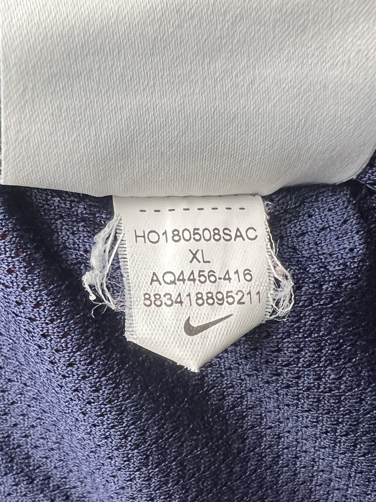 Nike x Martine Rose Track Jacket 'Blue' FW23 Size XL Pre-Owned