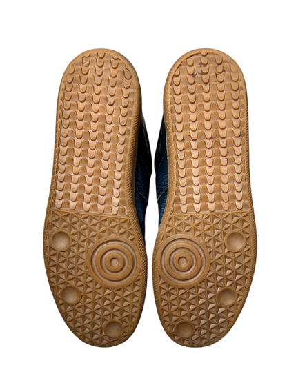 Maison Margiela Replica Low Top Sneaker 'Python Print Blue' Size 10 Pre-Owned [No Insoles]
