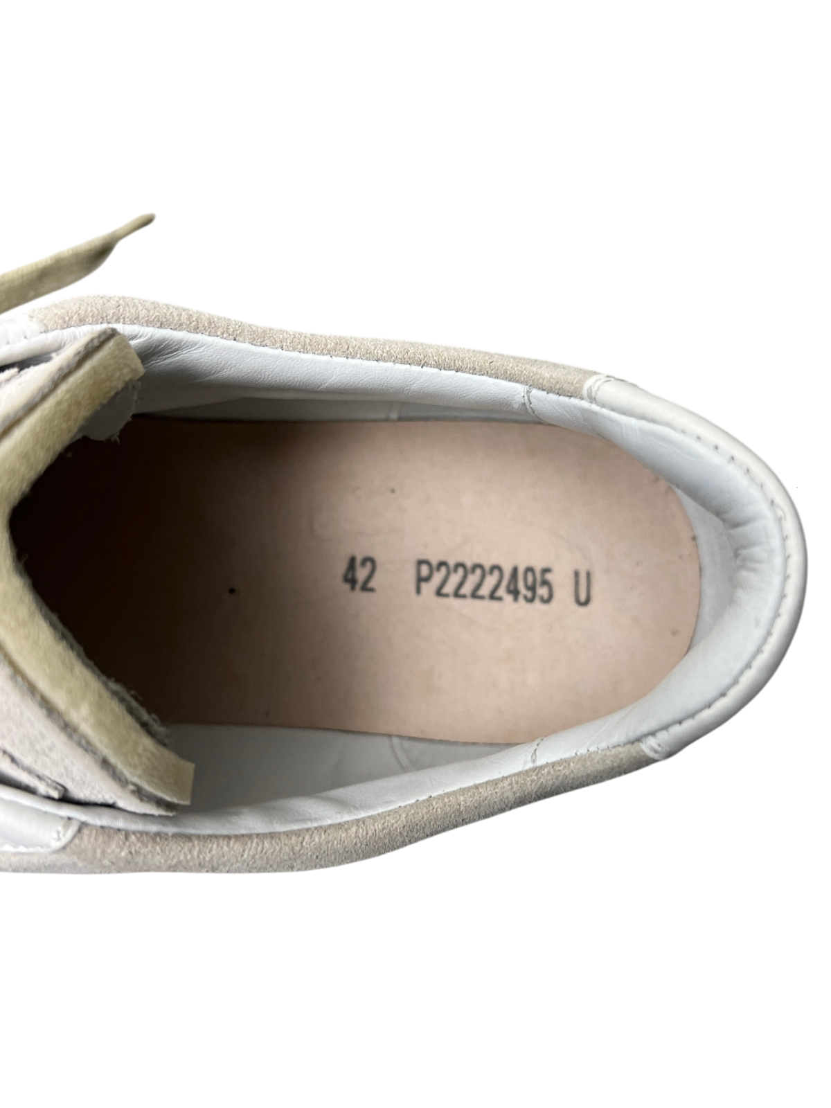 MM6 Maison Margiela 6 Court Low-Top Sneaker 'White' FW23 Size 42 Pre-Owned