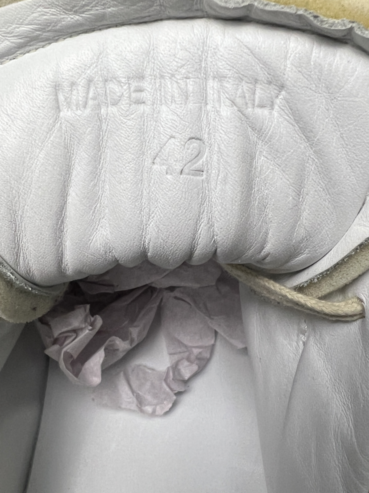 MM6 Maison Margiela 6 Court Low-Top Sneaker 'White' FW23 Size 42 Pre-Owned