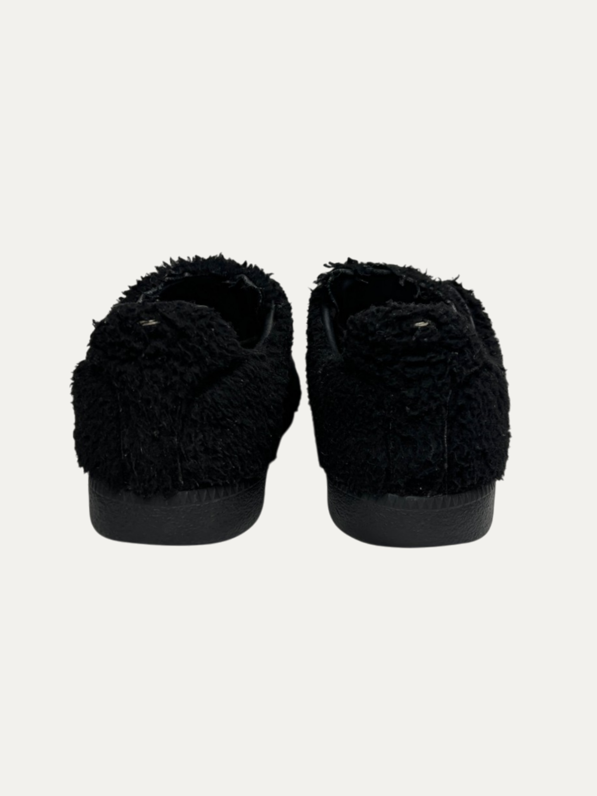 Maison Margiela Shearling Replica Gat Low Top Sneaker 'Black' Size 41 Pre-Owned