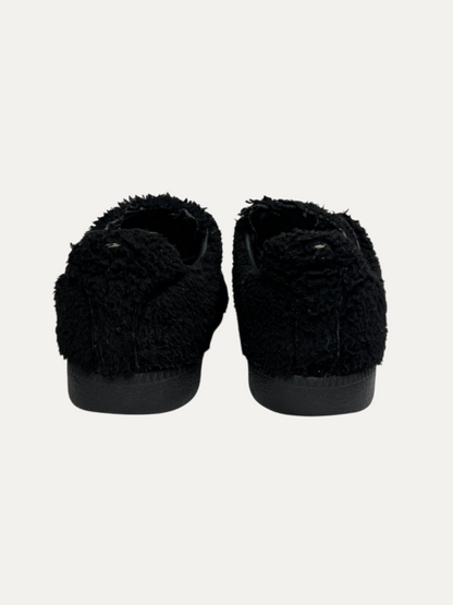 Maison Margiela Shearling Replica Gat Low Top Sneaker 'Black' Size 41 Pre-Owned