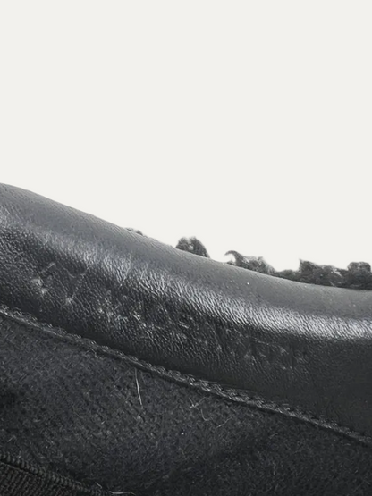 Maison Margiela Shearling Replica Gat Low Top Sneaker 'Black' Size 41 Pre-Owned