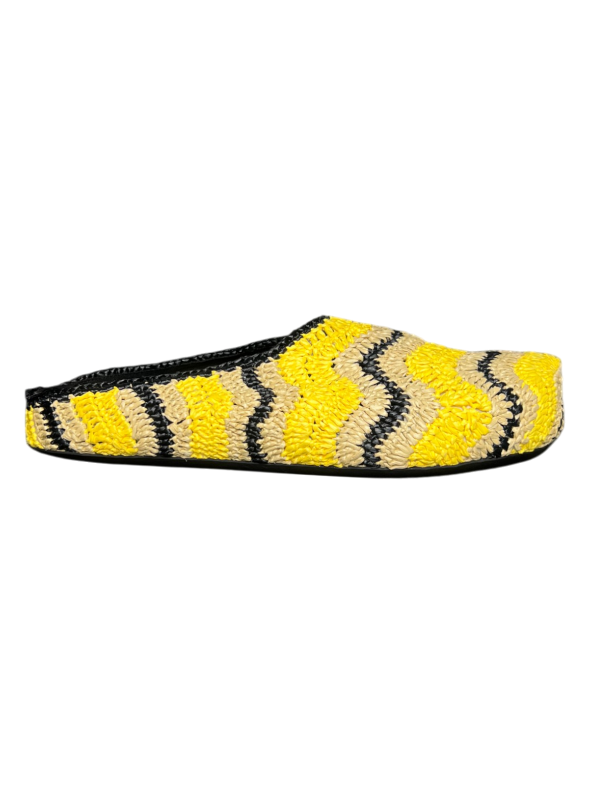 No Vacancy Inn x Marni Sabot Raffia Mules 'Yellow' SS23 New
