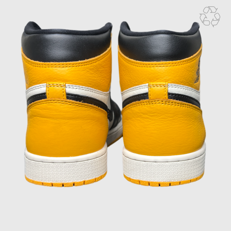 Air Jordan 1 Retro High OG 'Yellow Toe-Taxi' FW22 Size 10.5 Pre-Owned