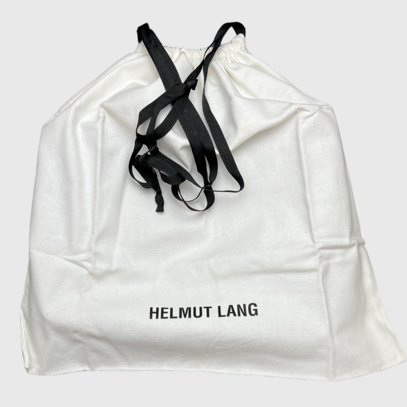 Helmut Lang Lamb Skin Leather Small Tote FW17 'Black' Brand New