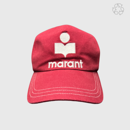 Isabel Marant Tyronh Logo Cap 'Cranberry' Pre-Owned