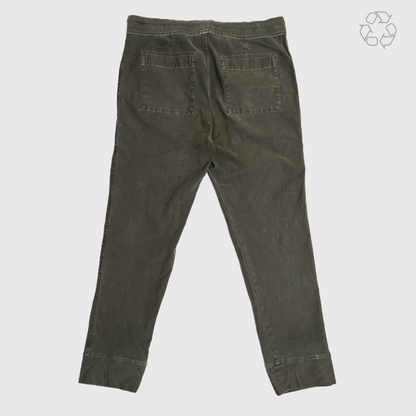 James Perse Cotton Utility Pant 'Dark Olive' Size 2/Medium Pre-Owned