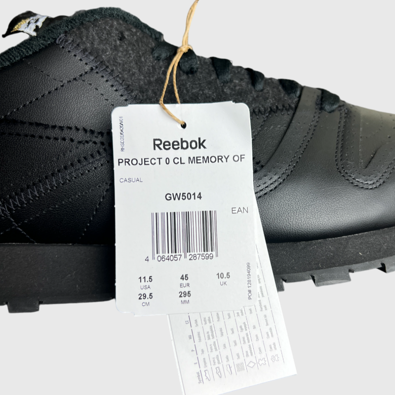 Maison Margiela x Reebok Classic Project 0 'Memory Of' GW5014 Size 11.5 Brand New