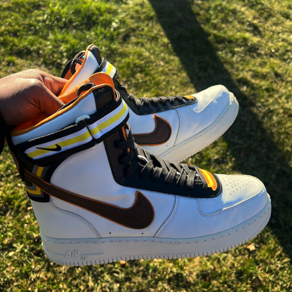 Riccardo Tisci x Nike Air Force 1 High SP 'White Baroque Brown' SS14 Size 11 Pre-owned