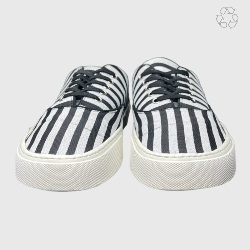 Saint Laurent Venice Low Top Sneaker 'Pann Stripe' Size 11 Pre-Owned