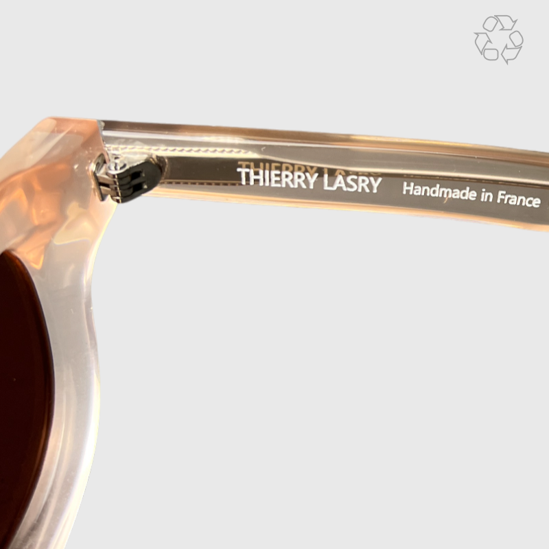 Thierry Larsy Lottery 1705 ‘Translucent Peach’ Sunglasses Pre-Owned