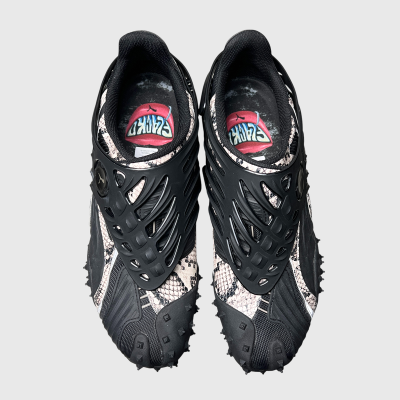 A$AP Rocky x Puma Mostro Gabbia 'Black Snakeskin' Size 10.5 Pre-Owned