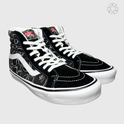 BAPE x Vans Sk8-Hi 38 DX 'Black-Lined Camo' Size 11.5 Pre-Owned