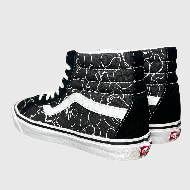 BAPE x Vans Sk8-Hi 38 DX 'Black-Lined Camo' Size 11.5 Pre-Owned