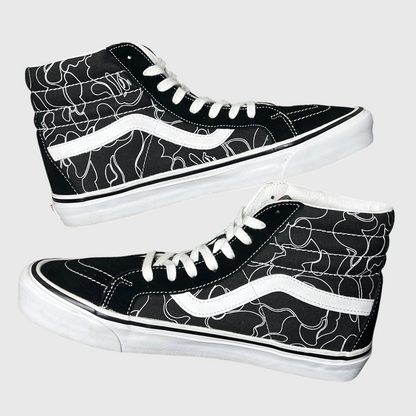 BAPE x Vans Sk8-Hi 38 DX 'Black-Lined Camo' Size 11.5 Pre-Owned