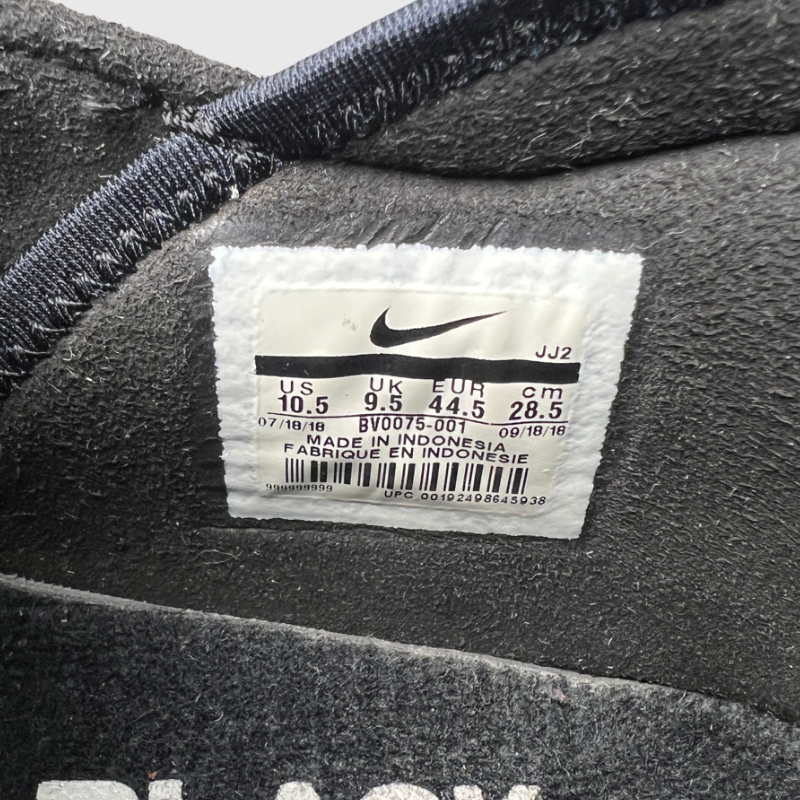 BLACK Comme des Garçons x Nike Air Footscape NM Size 10.5 Pre-Owned