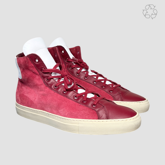 Vintage Common Projects Tournament High 'Cranberry Red' Size 12 Pre-Owned