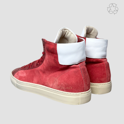Vintage Common Projects Tournament High 'Cranberry Red' Size 12 Pre-Owned