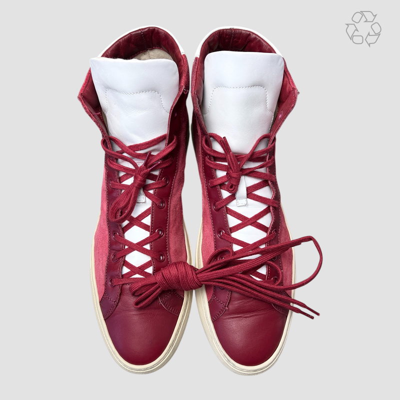 Vintage Common Projects Tournament High 'Cranberry Red' Size 12 Pre-Owned