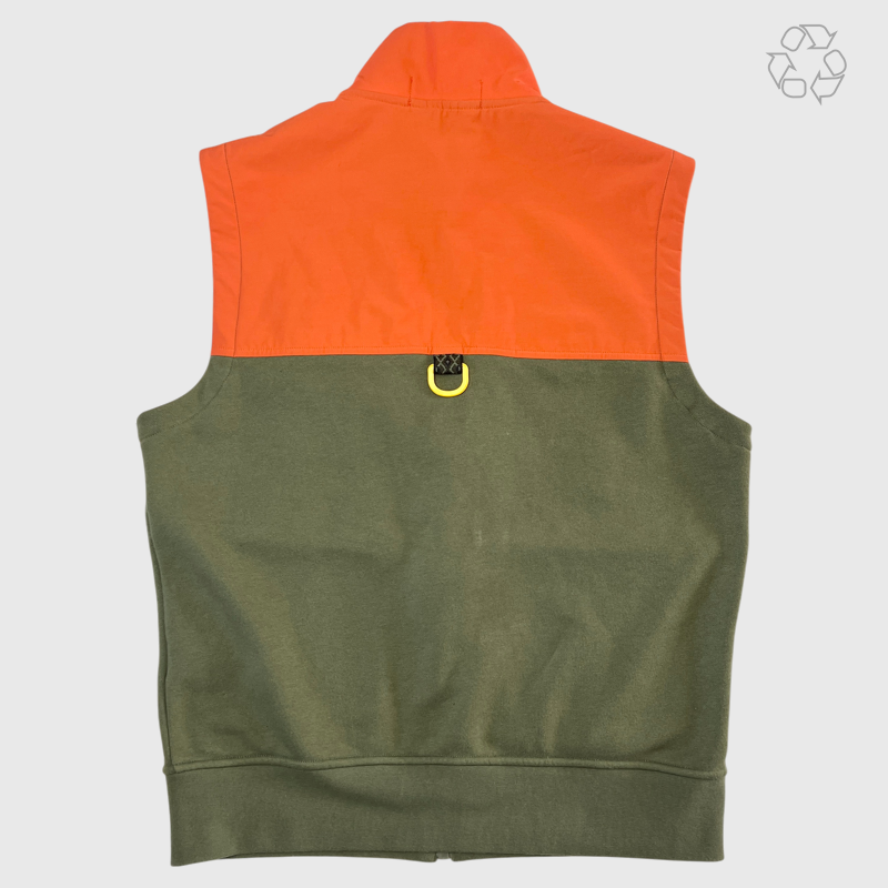 Polo Sport Hybrid Vest 'Orange/Olive Green' Size M Pre-Owned