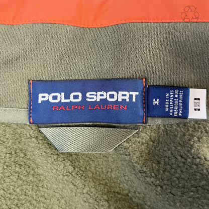 Polo Sport Hybrid Vest 'Orange/Olive Green' Size M Pre-Owned