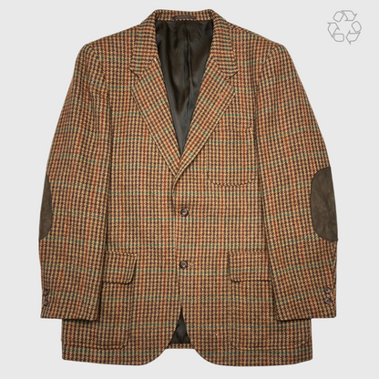 University Shop British Wool Single Breasted Sports Blazer 'Brown' Size L Pre-Owned