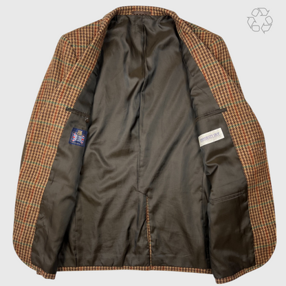 University Shop British Wool Single Breasted Sports Blazer 'Brown' Size L Pre-Owned