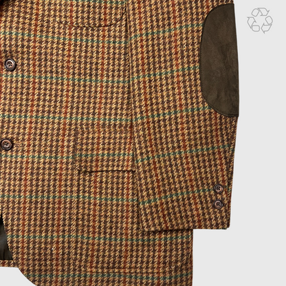 University Shop British Wool Single Breasted Sports Blazer 'Brown' Size L Pre-Owned