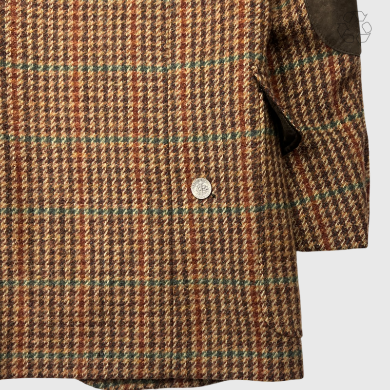 University Shop British Wool Single Breasted Sports Blazer 'Brown' Size L Pre-Owned
