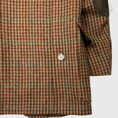 University Shop British Wool Single Breasted Sports Blazer 'Brown' Size L Pre-Owned