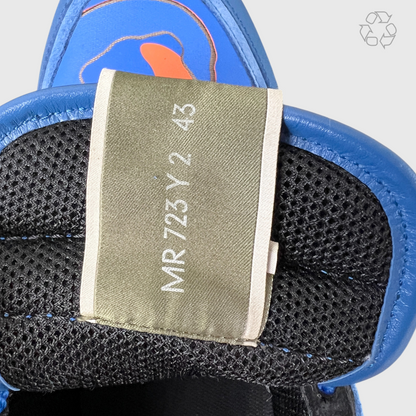 Valentino Rockrunner Rockstud Sneaker 'Blue/Orange/Camo' Size 10 Pre-Owned