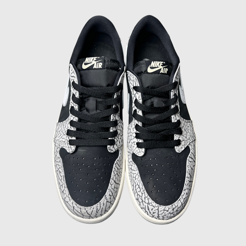 Air Jordan 1 Retro Low OG 'Black Cement' 2023 Size 10.5 Pre-Owned