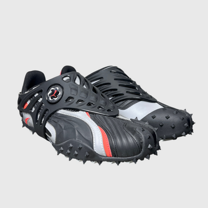 A$AP Rocky x Puma Mostro Gabbia Leather 'Black/Silver' Size 10 New