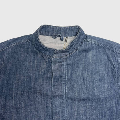 Barbour Moray Denim Overshirt 'Indigo' Size L Pre-Owned