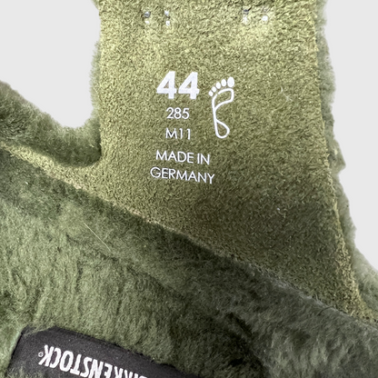 1774 Birkenstock Arizona Shearling 'Green' Size 11 Pre-Owned