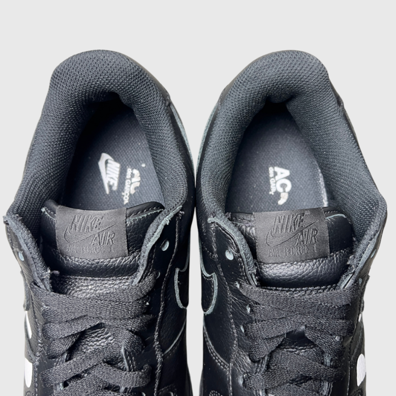 BLACK Comme des Garçons x Nike Air Force 1 Low Retro 'Black/White' Dover Street Market Exclusive Size 10.5 Pre-Owned