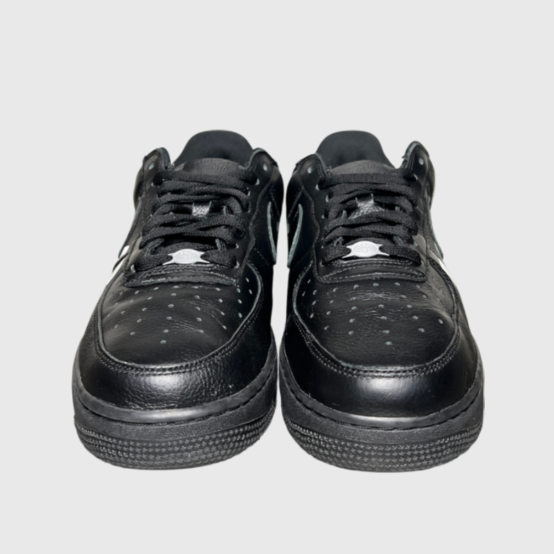 BLACK Comme des Garçons x Nike Air Force 1 Low Retro 'Black/White' Dover Street Market Exclusive Size 10.5 Pre-Owned