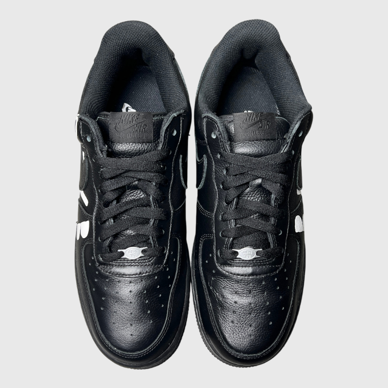 BLACK Comme des Garçons x Nike Air Force 1 Low Retro 'Black/White' Dover Street Market Exclusive Size 10.5 Pre-Owned