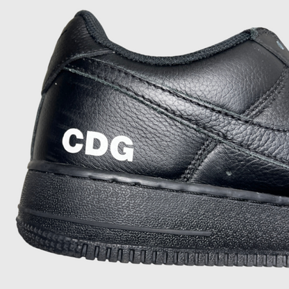 BLACK Comme des Garçons x Nike Air Force 1 Low Retro 'Black/White' Dover Street Market Exclusive Size 10.5 Pre-Owned