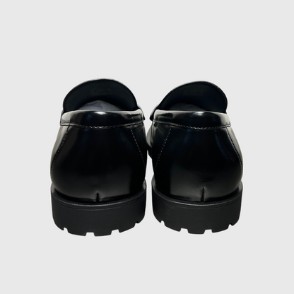 Coach Men's Reagan Penny Loafer 'Black Patent Leather' Size 11 New