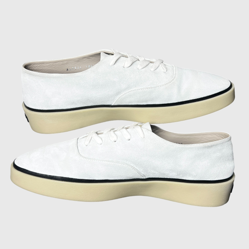Fear of God x Ermenegildo Zegna Laced Suede Sneaker 'Off White' Size 11 Pre-Owned