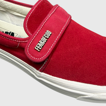 Vintage Fear of God x Vans Slip-On 47 DX 'Collection 2 Red' Size 12 Pre-Owned