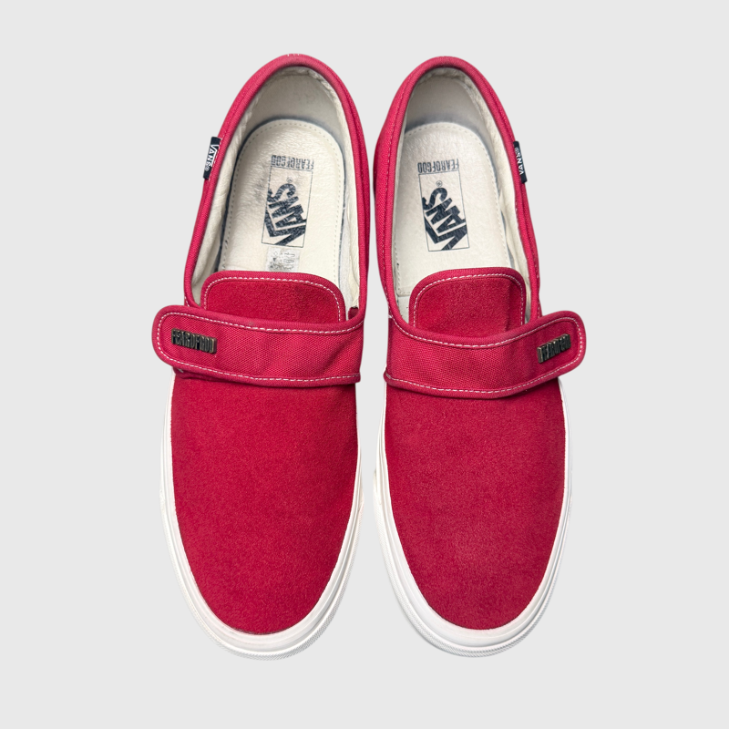 Vintage Fear of God x Vans Slip-On 47 DX 'Collection 2 Red' Size 12 Pre-Owned