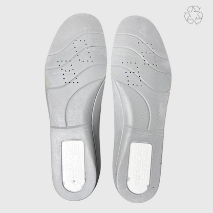 Golden Goose SuperStar 'White/Perforated Star/Blue' Size 11 Pre-Owned