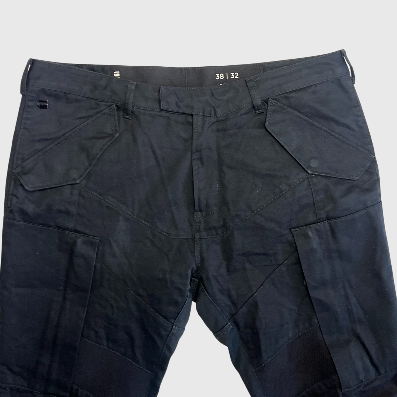 G-Star Montac-X DC Cargo Pants Tapered 'Black' Size 38 Pre-Owned
