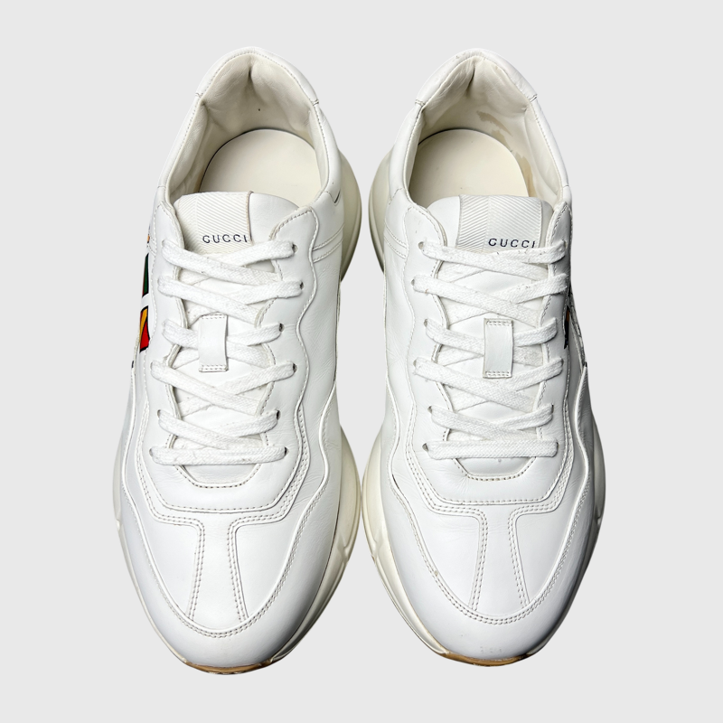 Gucci Rhyton 'Worldwide - White' Size 9 Pre-Owned