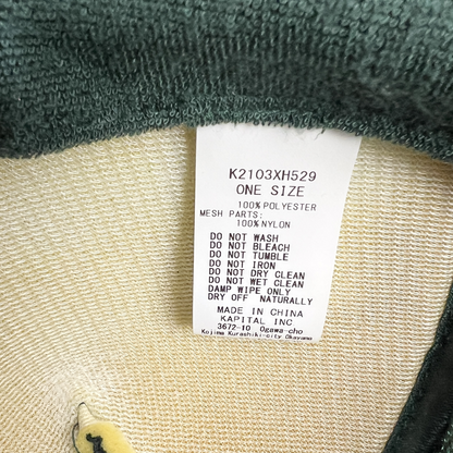Kapital Laundry Shrink Trucker Hat 'Green' Pre-Owned