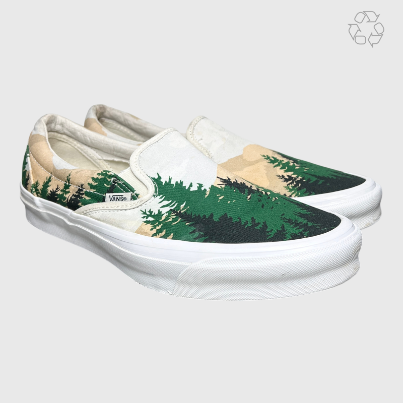 Kith x Vans Vault OG Classic Slip-On LX 'Treescape' Size 11.5 Pre-Owned